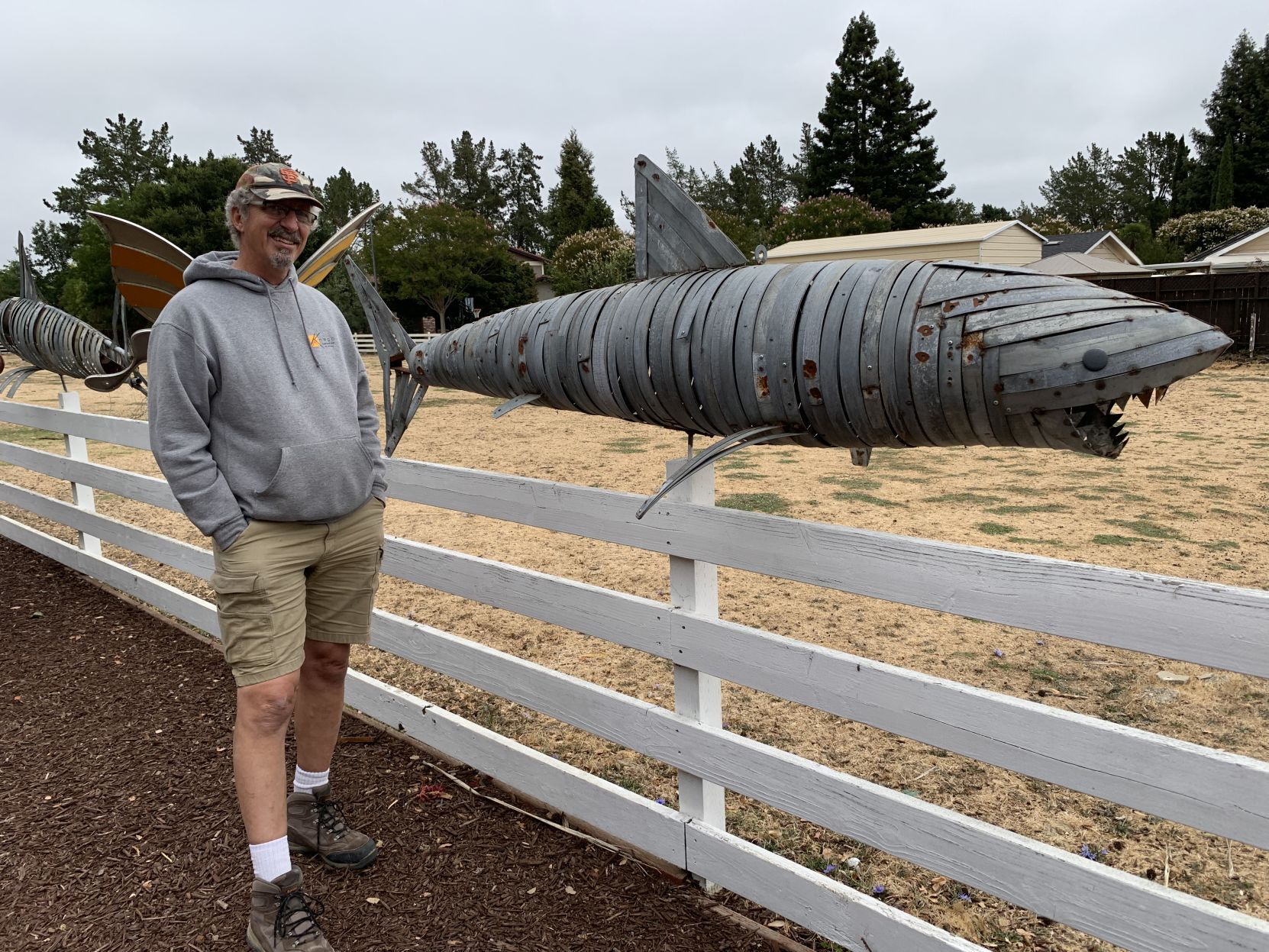 Dan Knego of Browns Valley makes art from recycled parts